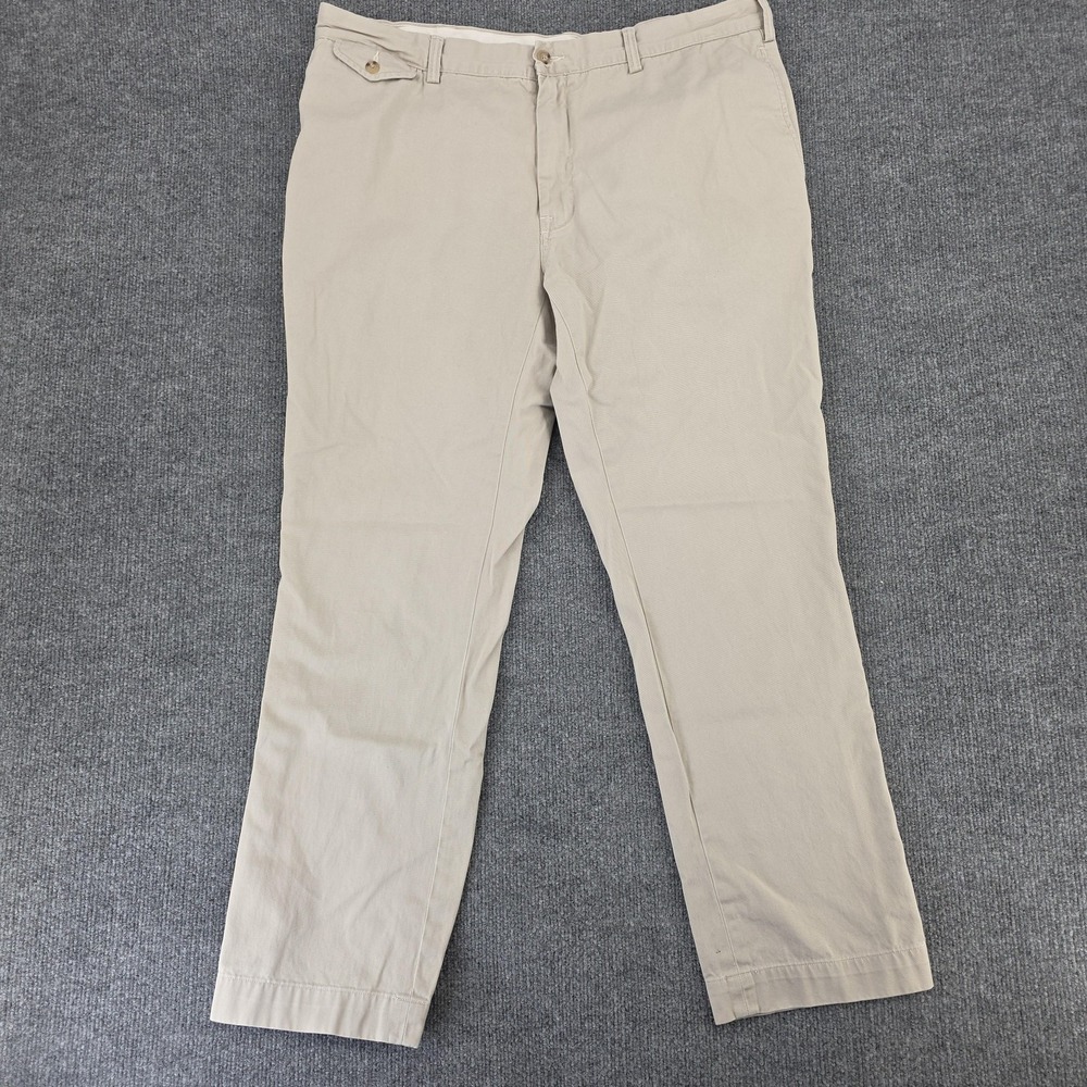 Polo Ralph Lauren‎ Pants Mens 40x32 Khaki Straight Fit Chino Beige Casual